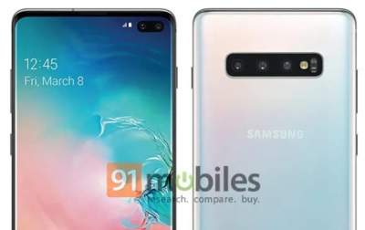 Появился официальный пресс-рендер Samsung Galaxy S10 Plus