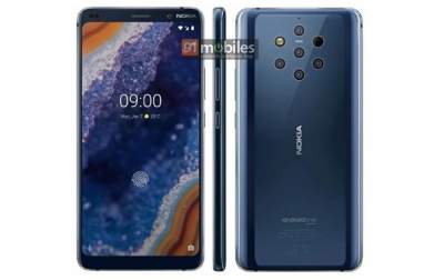 Появились новые рекламные изображения Nokia 9 c пятью камерами